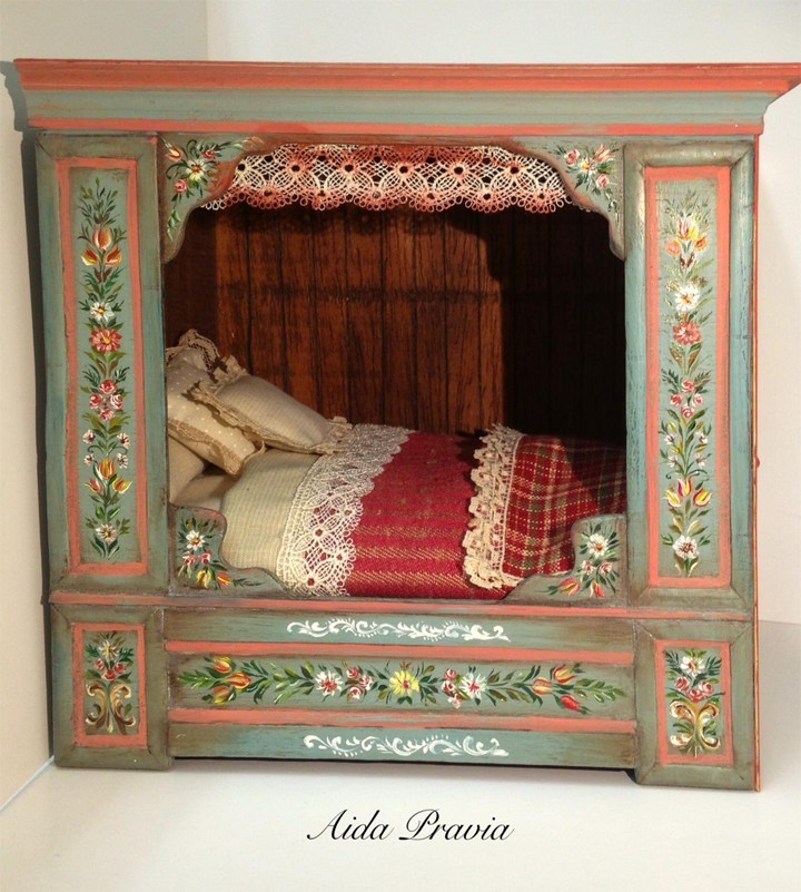 Lit miniature fini