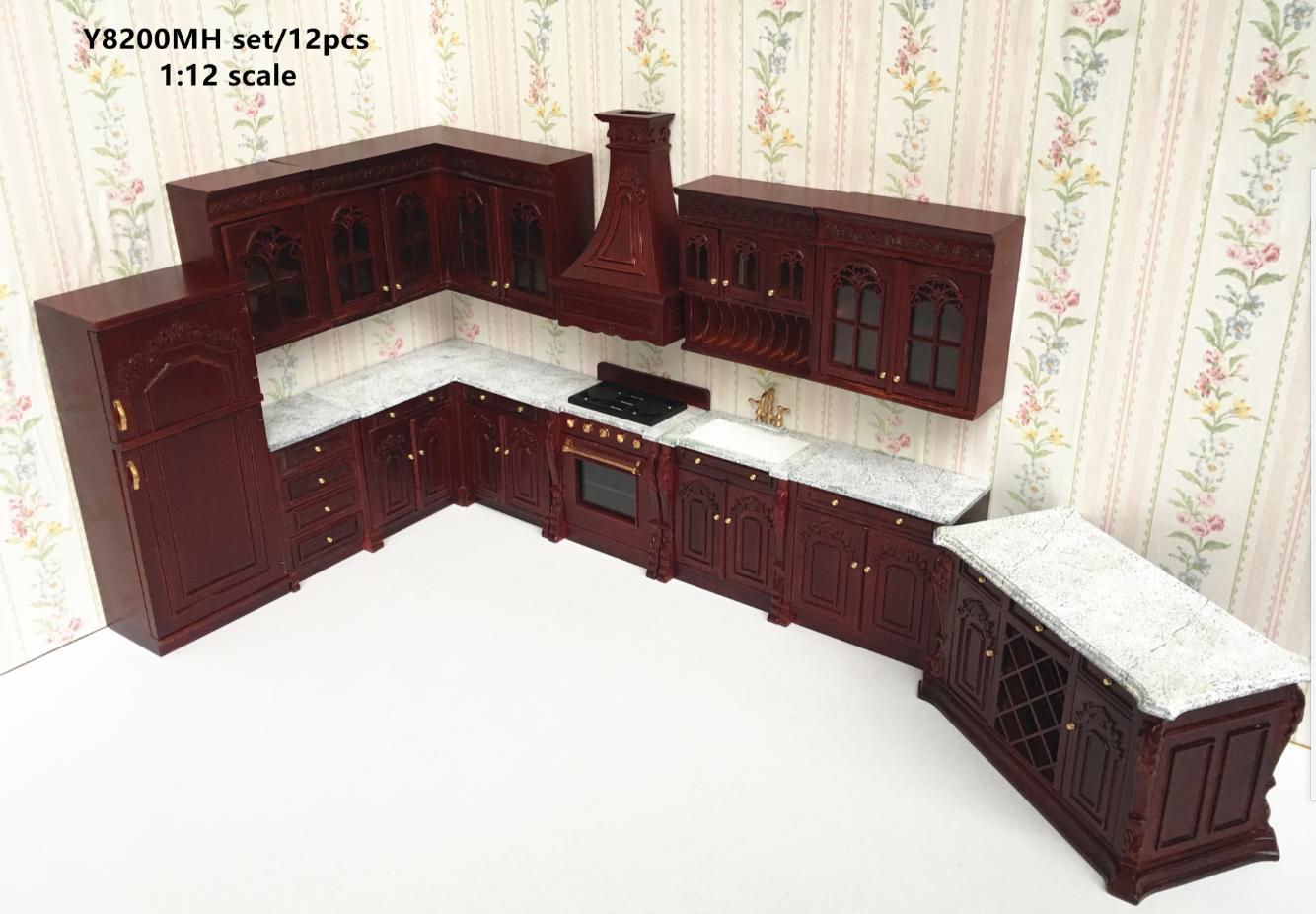 Produit miniature, référence YY8200set, Couleur : Acajou (MH)